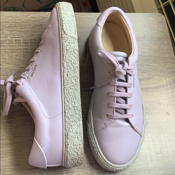 SOLD X Axel Arigato Lilac Leather Sneakers - Picture 5 of 5